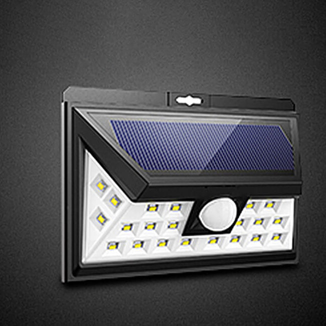 Outdoor Solar Trapez Körper Sensor Wasserdichte LED Patio Wand Sconce Lampe | Brehn