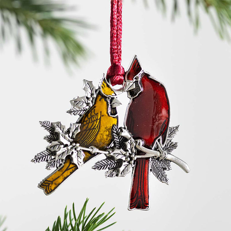 Weihnachtsdekoration aus massivem Zinn