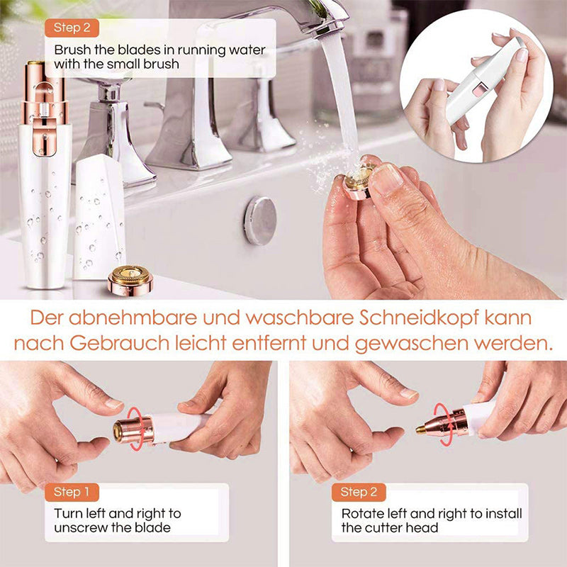 Brehn | 2 in 1 Elektrischer Augenbrauen-Trimmer