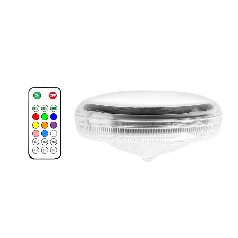 Brehn | 2 Stk. - Timer-Funktion Solarbetriebene Poolbeleuchtung mit 3 Helligkeitseinstellungen & 9 Farben