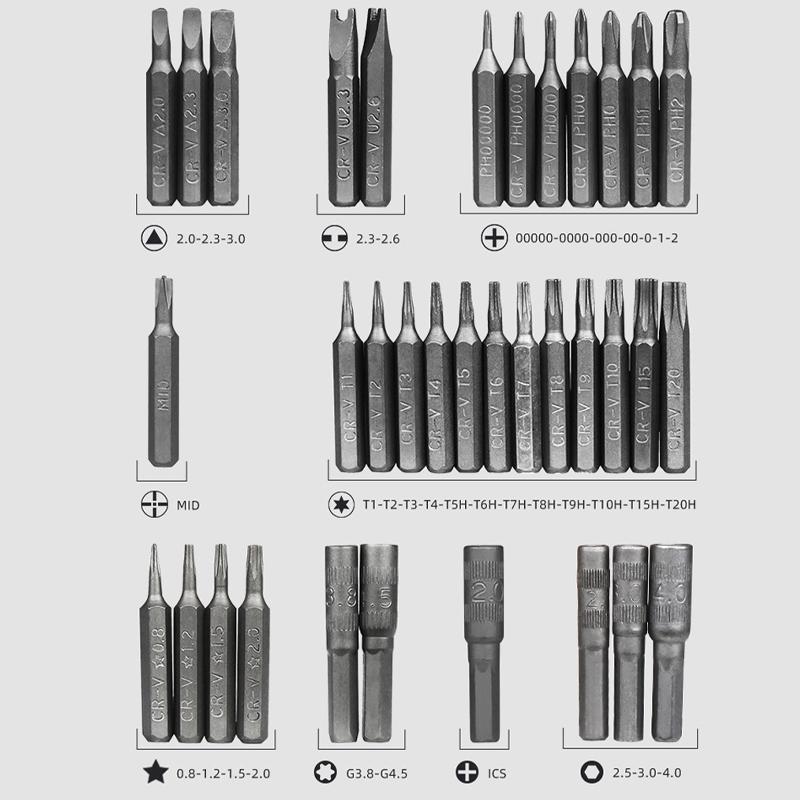 62 in 1 Präzisionsschraubendreher Set | Brehn