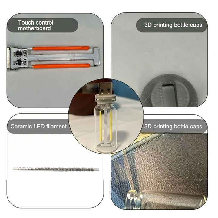 Brehn | USB Touch Nachttischlampe