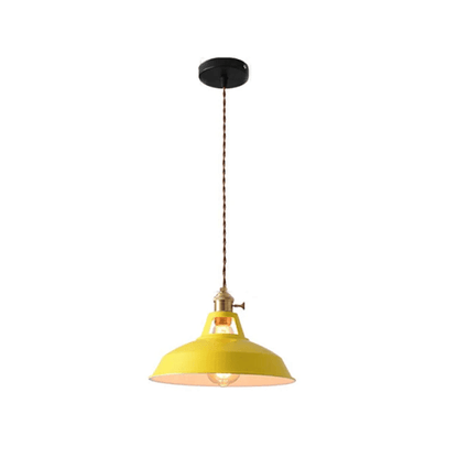 Brehn | Vintage Pastellpendelleuchte - Metallische Eleganz - Sanfte Atmosphäre