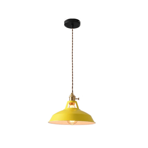 Brehn | Vintage Pastellpendelleuchte - Metallische Eleganz - Sanfte Atmosphäre