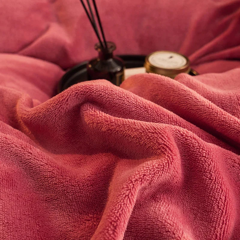 Brehn | Luxuriöses Samt-Fleece Bettbezug-Set - PlushHaven