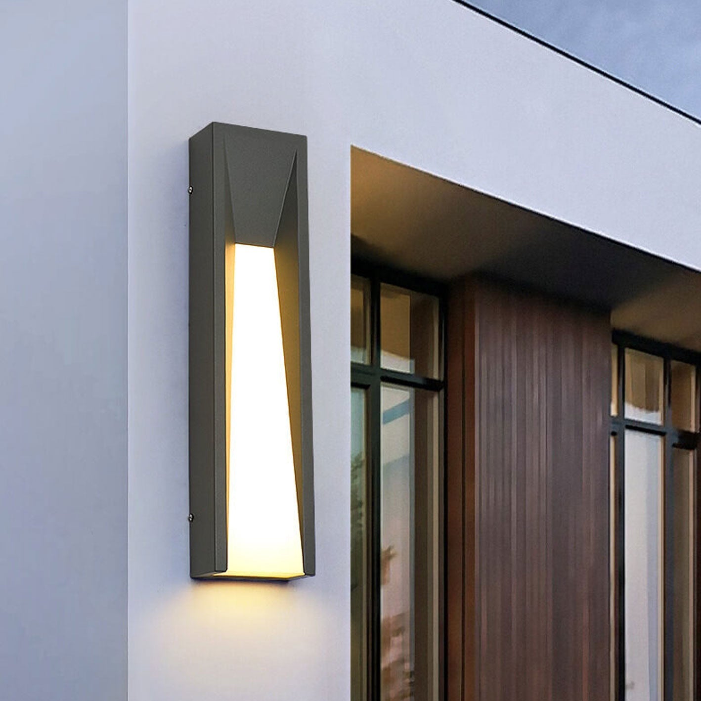 Wasserdichte Einfache Streifen Design LED Außen Wandleuchte Lampe | Brehn