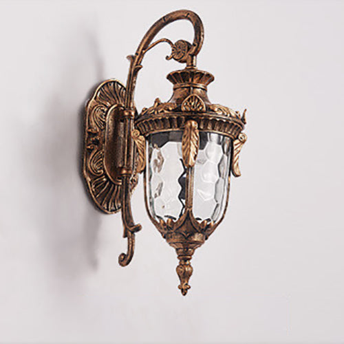 Europäische Deluxe Laterne Außen wasserdicht 1-Lampen Wand sconce Lampe | Brehn