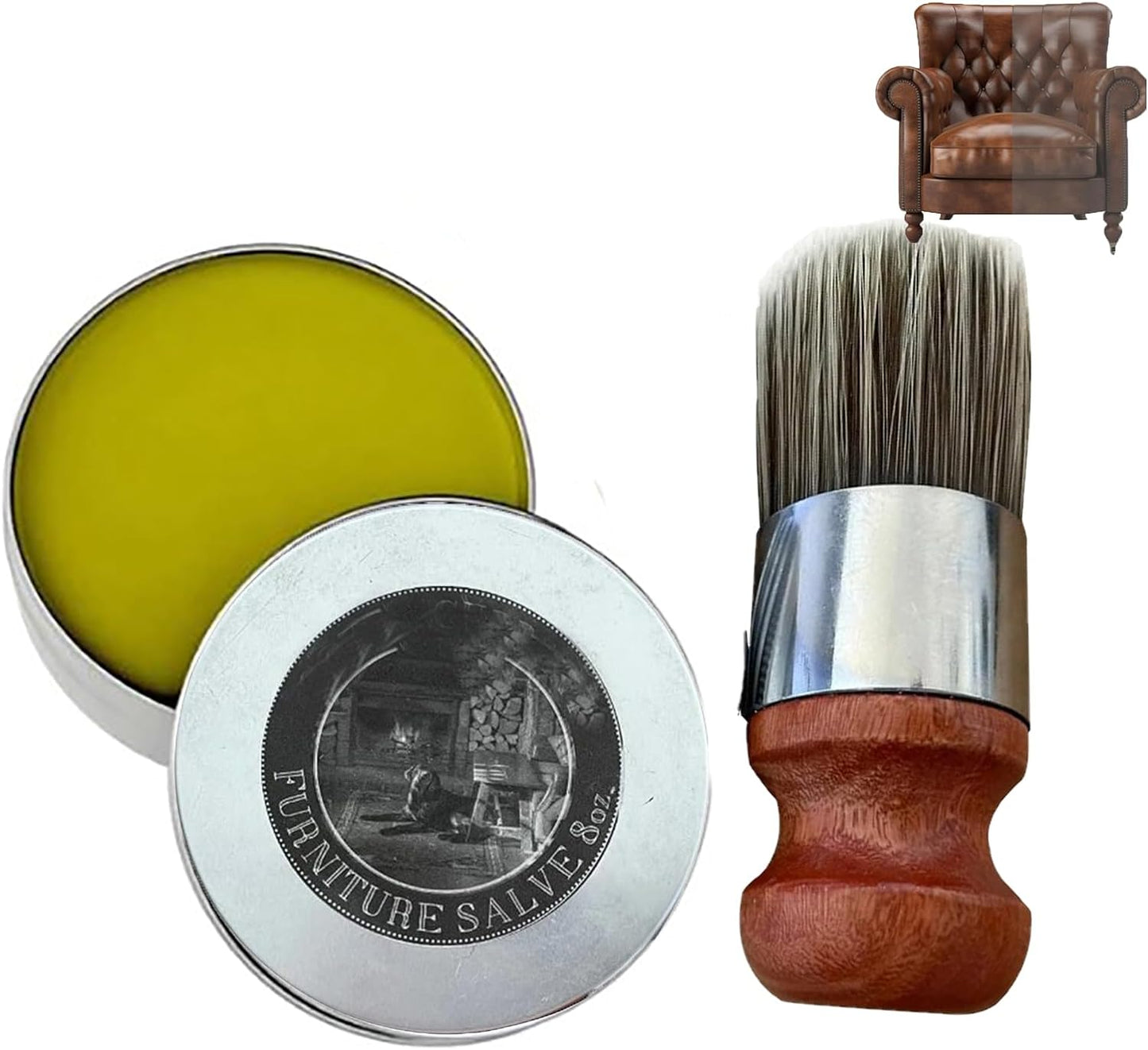 Wise Owl Furniture Salve & Brush | Brehn