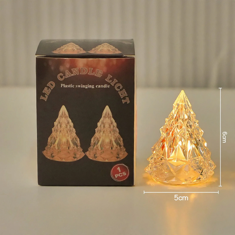 LED-Eisberg-Nachtlicht, dekorative Kerzenlampe