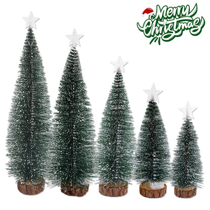 Mini-Weihnachtsbaum mit LED-Beleuchtung und Stern