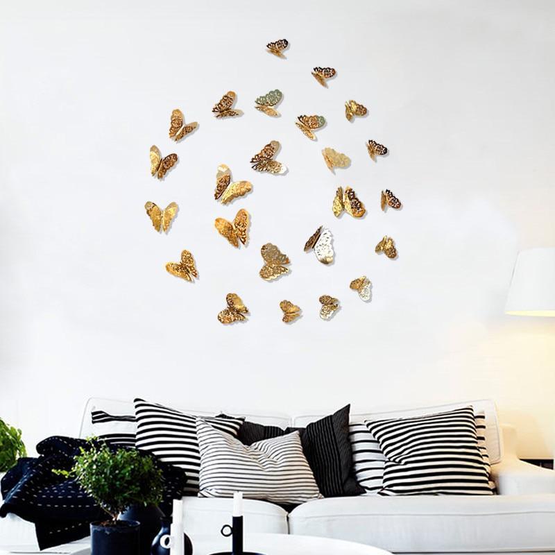 ButterflyGlow 3D-Schmetterlingsdekoration | Wanddekoration | Frühling & Sommer | Klassisch & Modern