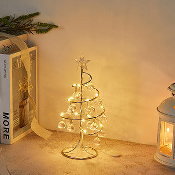 Dekorative LED-Weihnachtsbaum-Figur aus Metall