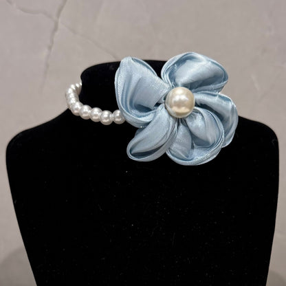 Kunststoff-Halsband mit Blumenmuster für Haustiere