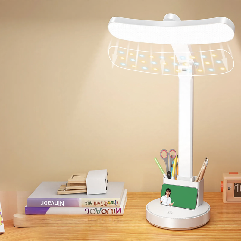 LED-Schreibtischleuchte, faltbar, mit einstellbarer Lichtfarbe