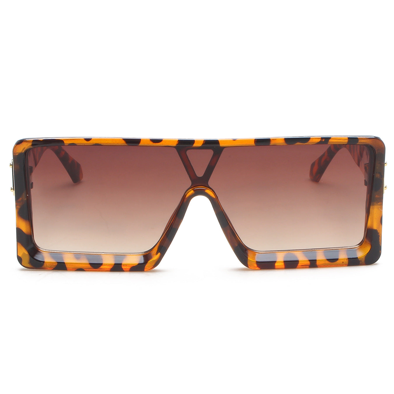 Damen große, quadratische Sonnenbrille mit durchgehendem Verlauf Brehn