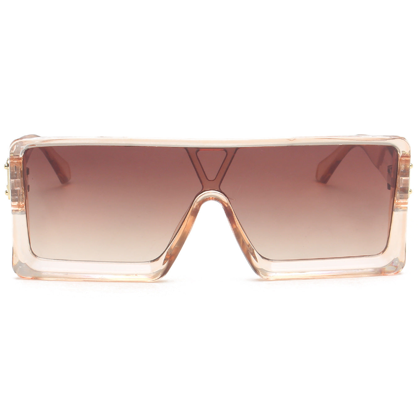 Damen große, quadratische Sonnenbrille mit durchgehendem Verlauf Brehn