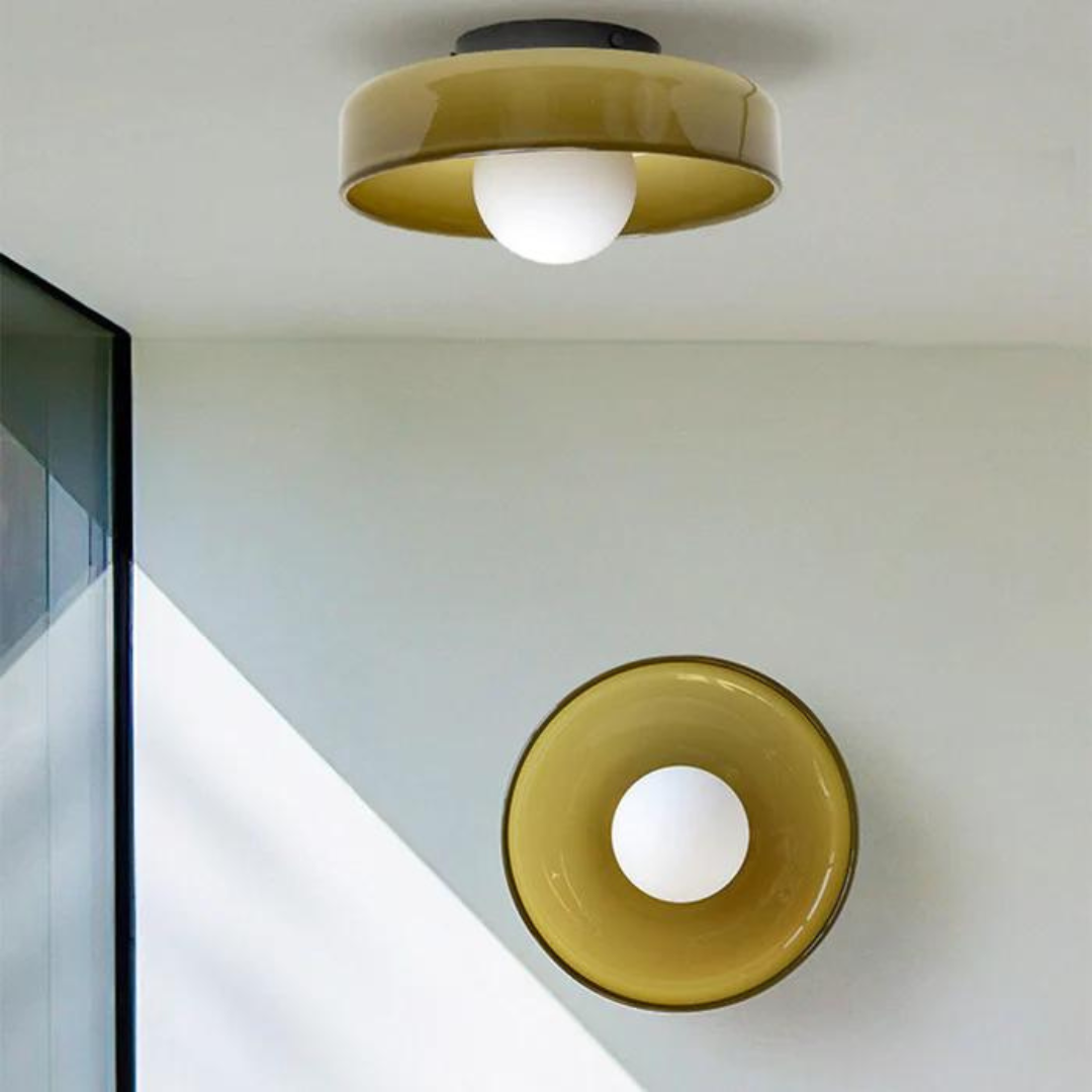 Runde Deckenlampe mit stilvoller Funktionalität - LumiSphere | Brehn