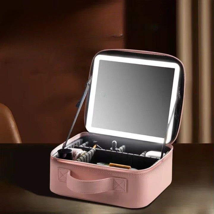 Brehn | LED Spiegel Reise Makeup Organizer Tasche