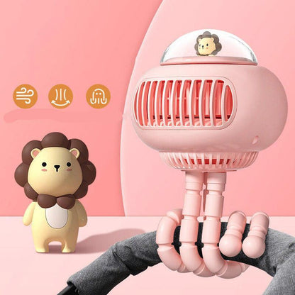 Lieber Cartoon tragbarer sicherer Kinderwagenventilator | Brehn