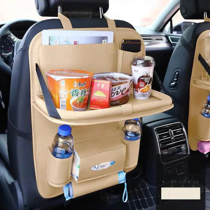 Brehn | LuxuraDrive Elite Rücksitzorganizer | Stilvolle Aufbewahrungslösung für einen ordentlichen Innenraum