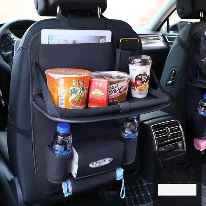 Brehn | LuxuraDrive Elite Rücksitzorganizer | Stilvolle Aufbewahrungslösung für einen ordentlichen Innenraum