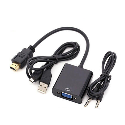 HDMI zu VGA Adapter mit Audioausgang Brehn