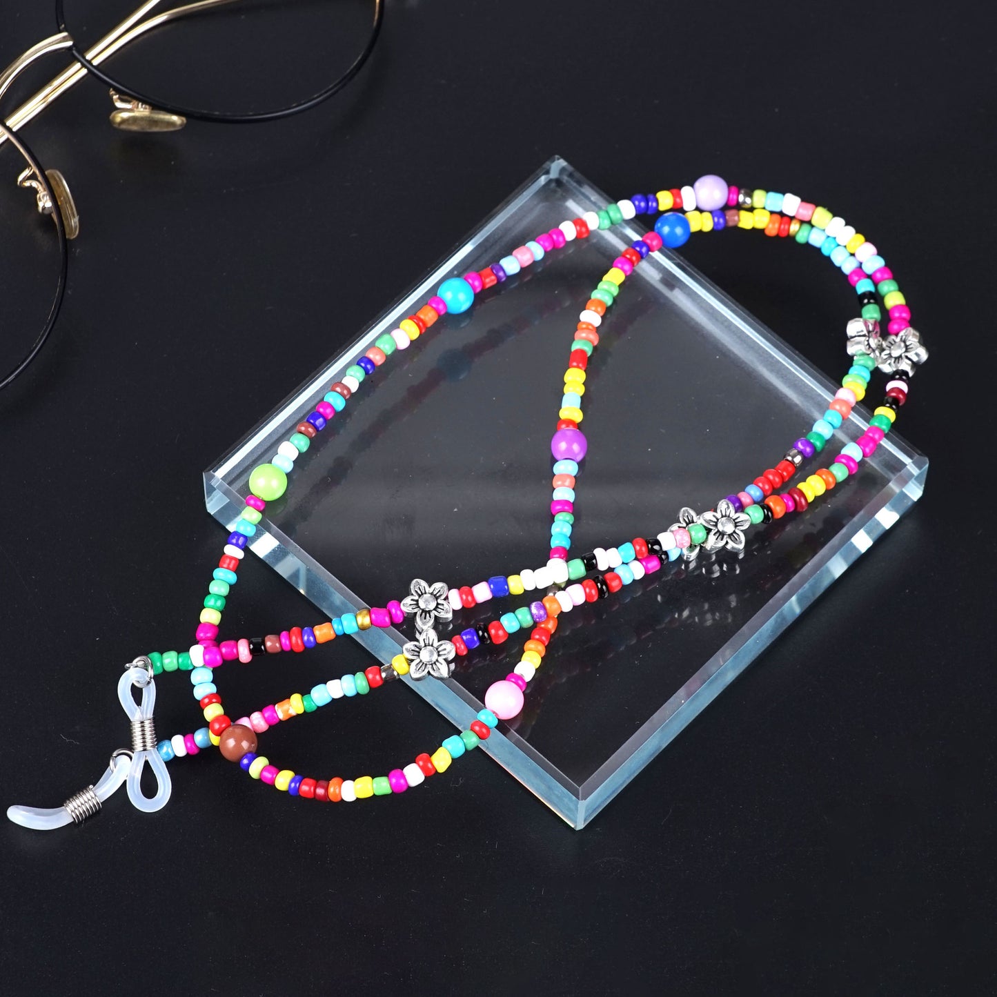 Perlen Brille Kette Brehn