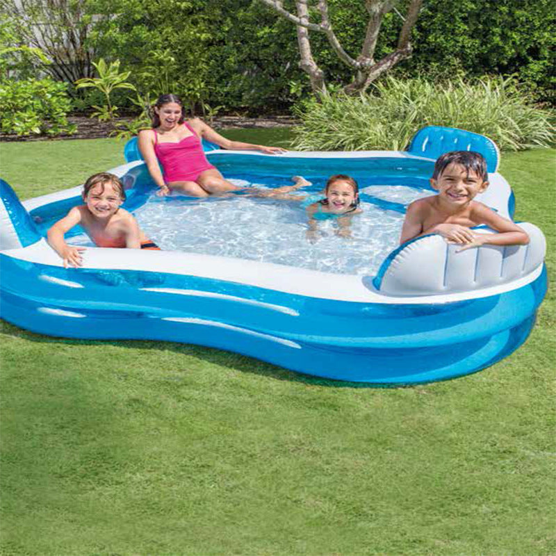 Damen Aufblasbare Lounge-Badewanne mit integrierten Liegeflächen Brehn