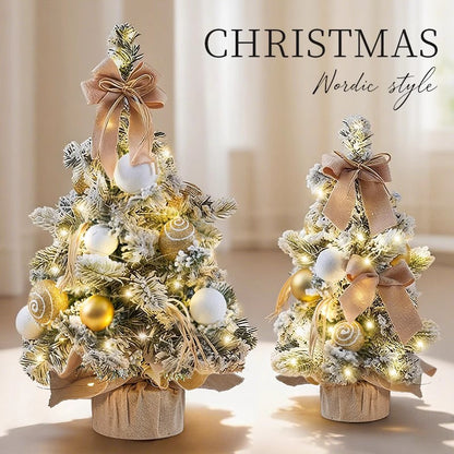 Mini-Weihnachtsbaum mit Schleifendekoration, PVC
