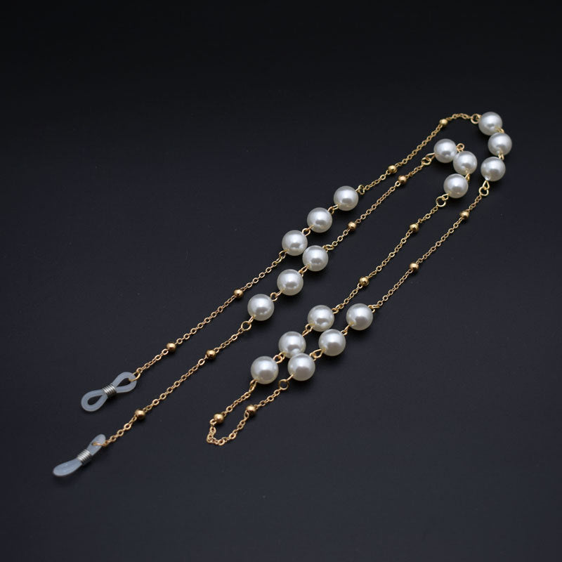 Eleganter Perlenkette Brillenhalter Brehn