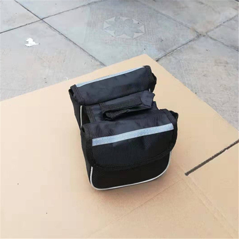 kompakte reflektierende wasserdichte Fahrradhängertasche mit schnellem Freigabegurt und mehreren Fächern Brehn