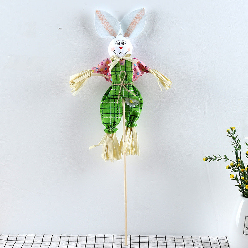 Dekorative Hasen Gartenfigur