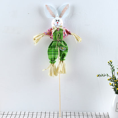 Dekorative Hasen Gartenfigur