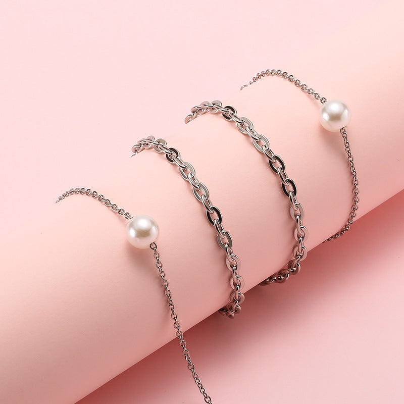 Perlenakzentuierte Brillenband Brehn
