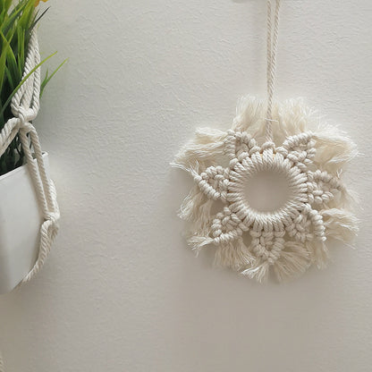 Dekoratives Makramee Wandornament Brehn