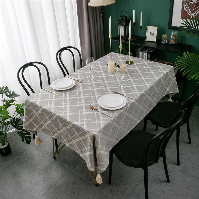 Strukturierte geometrische Muster Tischdecke