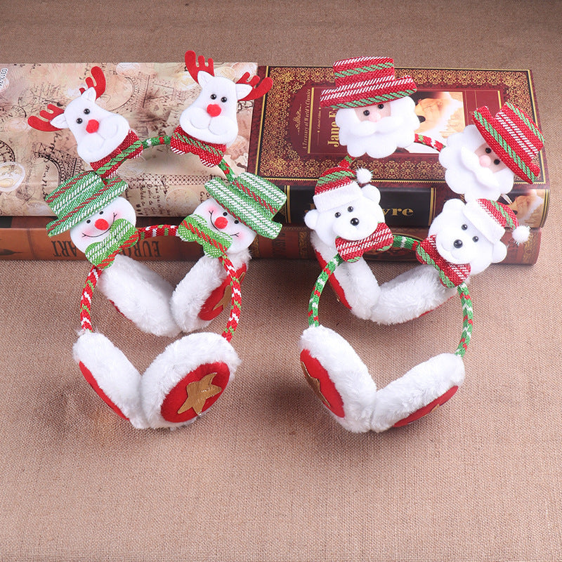 Festlicher Weihnachts-Haarreif mit Rentier-Motiv Brehn