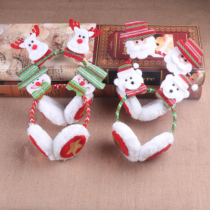 Festlicher Weihnachts-Haarreif mit Rentier-Motiv Brehn