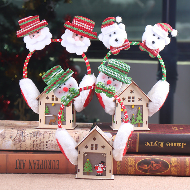 Festlicher Weihnachts-Haarreif mit Rentier-Motiv Brehn