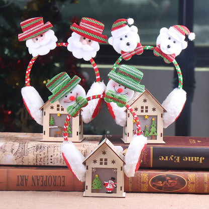 Festlicher Weihnachts-Haarreif mit Rentier-Motiv Brehn