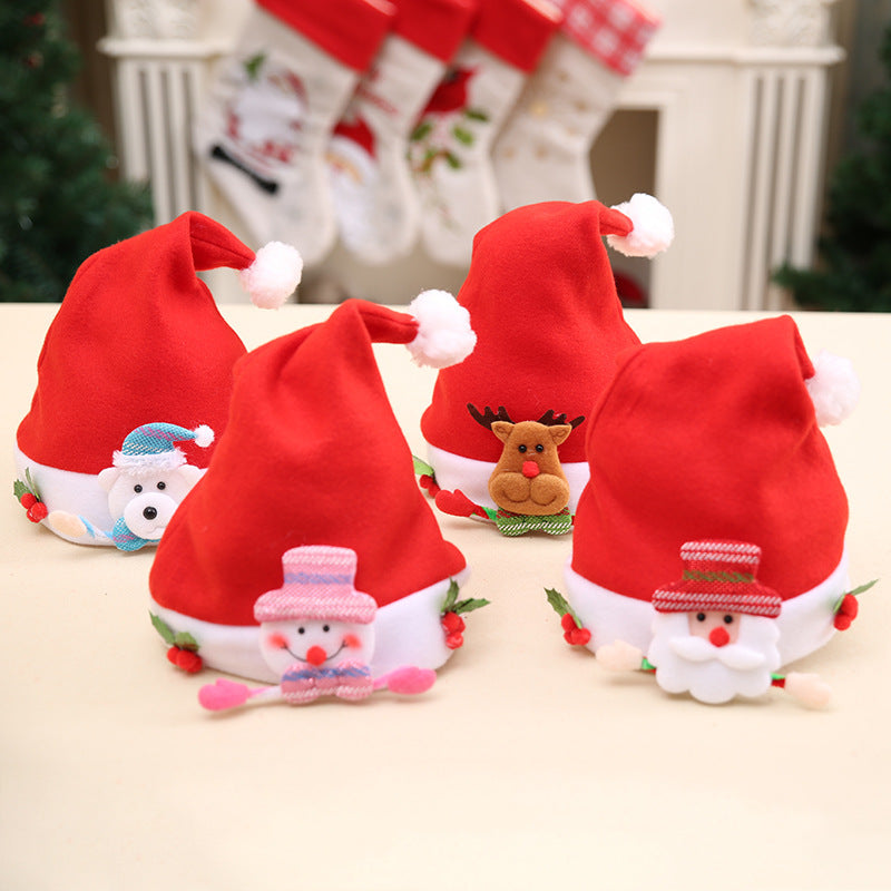 Festliche Weihnachtsmütze mit Schneemannmotiv Brehn