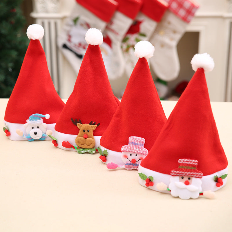 Festliche Weihnachtsmütze mit Schneemannmotiv Brehn