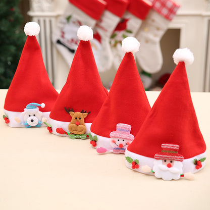 Festliche Weihnachtsmütze mit Schneemannmotiv Brehn