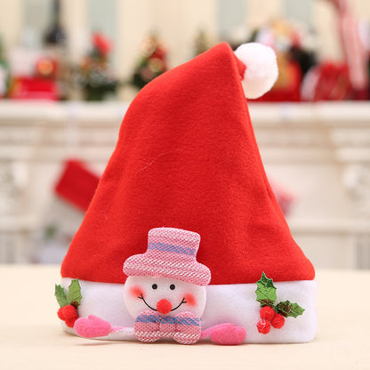 Festliche Weihnachtsmütze mit Schneemannmotiv Brehn