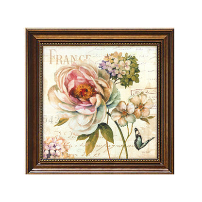 Eingerahmtes Vintage Landschaft Kunstwerk