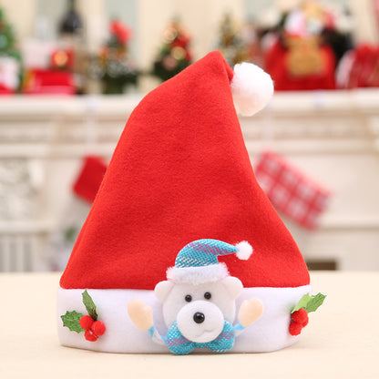 Festliche Weihnachtsmütze mit Schneemannmotiv Brehn