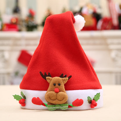 Festliche Weihnachtsmütze mit Schneemannmotiv Brehn