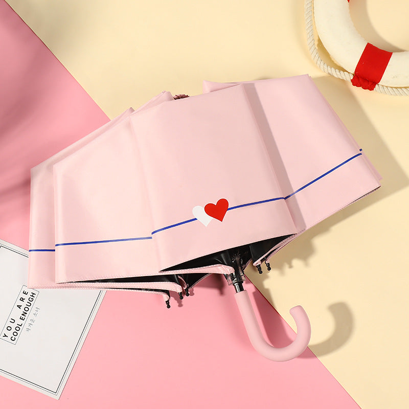 Damen kreativer Faltregenschirm mit musikalischem Design Brehn