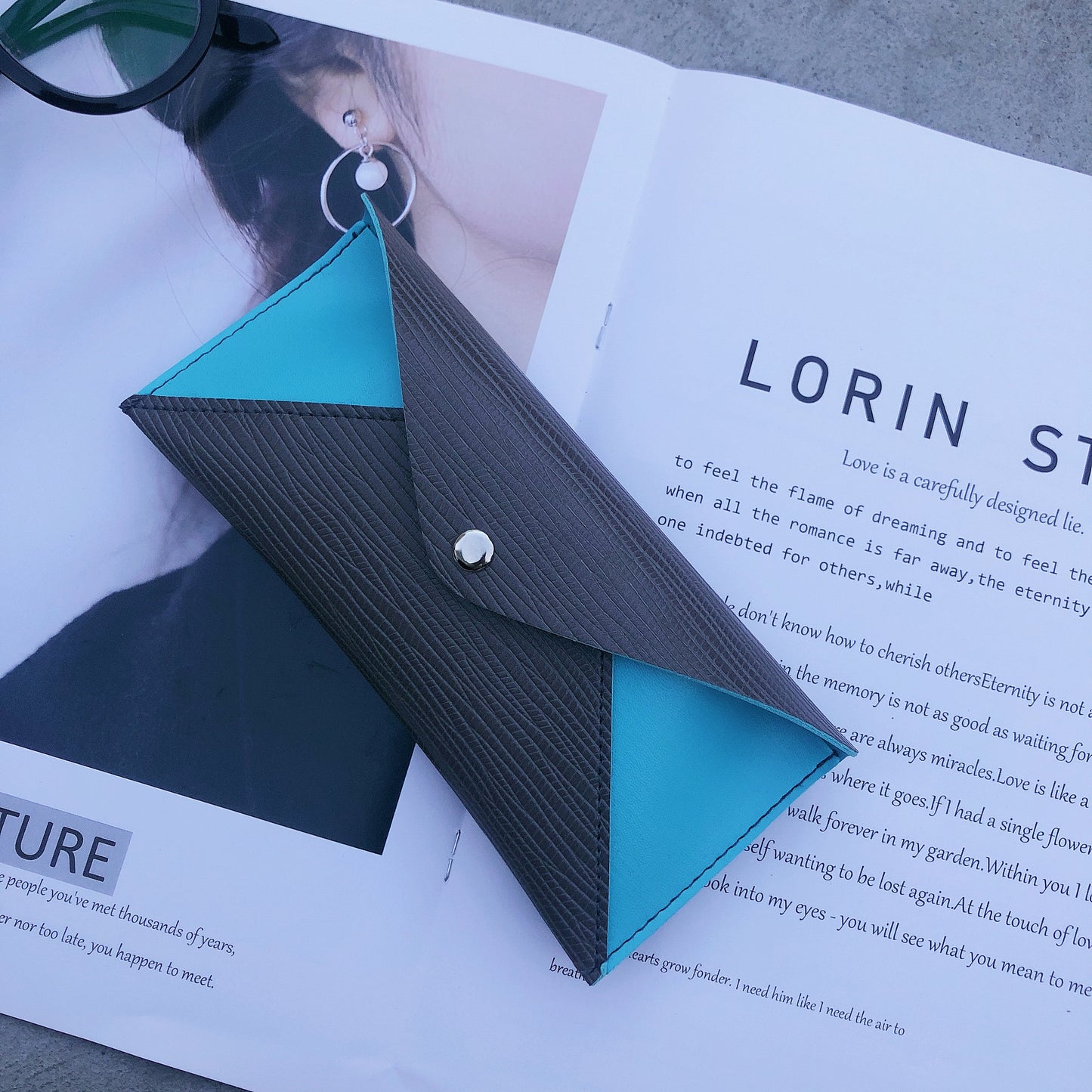 Chic Leder Geldbörse Brehn