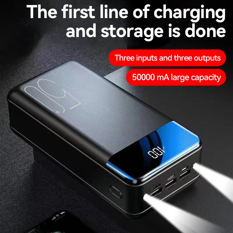 50.000mAh Powerbank mit Schnellladefunktion | Brehn